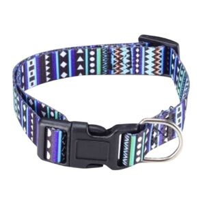 🔥2/$20🔥NEW Blue Pattern Dog Collar…size Small !!!